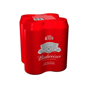 Cerveza Budweiser Funda 710cc x4