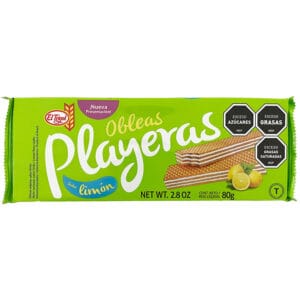 Galletas Obleas Playeras de Limón El Trigal